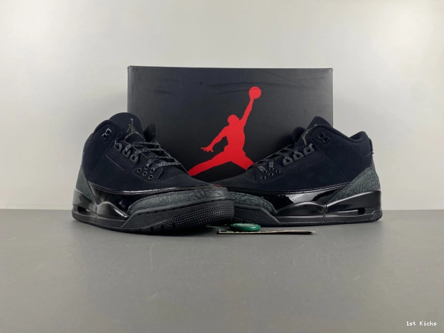 Black Air CT8532-001 Jordan 3 Cat 0703